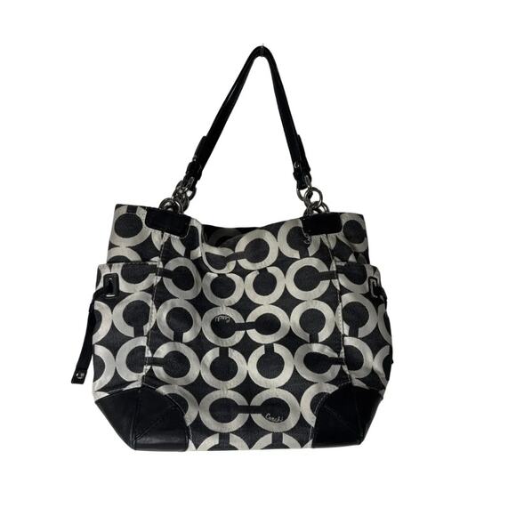 Y2K Coach Optic Signature tote bag - Picture 2 of 10